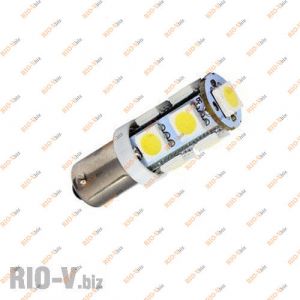Лампа шитка приборов 2101 9 диодов белая - T4w-12V-9SMD-White