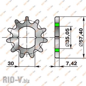 Шестерня масляного насоса ведущая ВАЗ 2108 - 21080-1011045-00