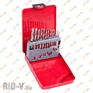 Сверла по металлу титан 13 шт 2.0-8.0 мм Intertool - SD-0114