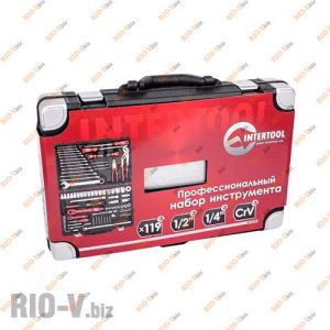 Набор инструментов 119 ед профи Intertool - ET-7119