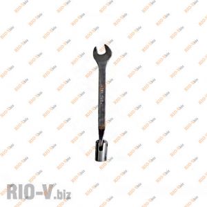 Ключ рожково-накидной шарнирный 08 мм Intertool - XT-1408