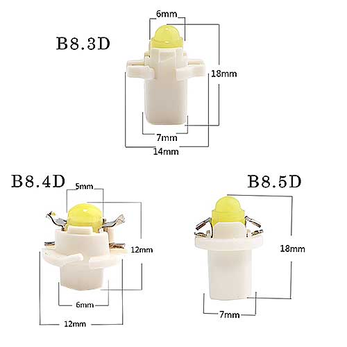 Фото Лампа PULSO/габаритная/LED B8,5/COB/12v/0.5w/25lm White (LP-112522)