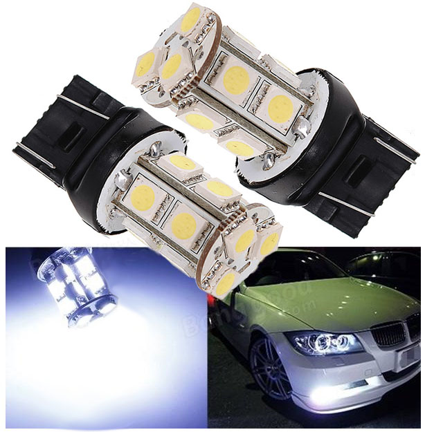 Светодиод W21W W3x16d T20 12V 13SMD 