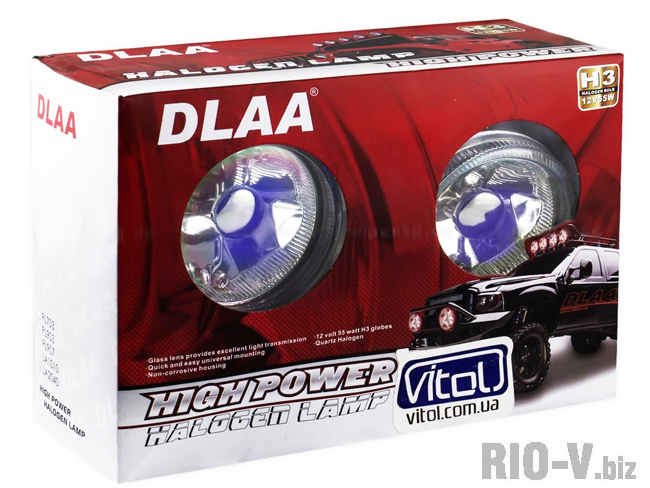 Фары противотуманные DLAA 2040 RY/H3-12V-55W/D=86mm VITOL