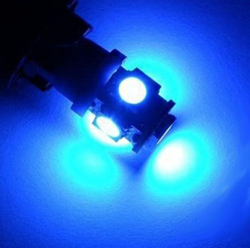 Светодиод 5W5 T10 12V 5SMD синий 