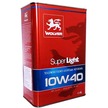 Фото WOLVER Super Light 10w40 4л SM/CF