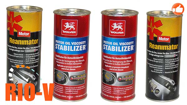 Фото Стабілізатор в`язкості  WOLVER MOTOR OIL VISCOSITY STABILIZER 0,4л (15шт уп)