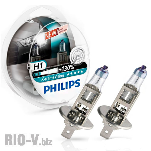 Лампа Philips H1 +130 X-treme Vision