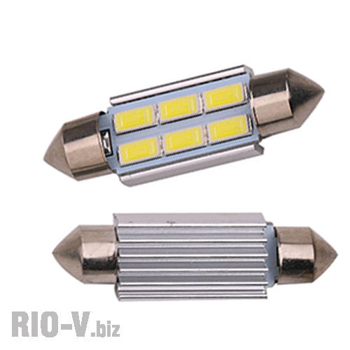 Фото діод Festoon C5W 36mm 12V 6SMD обманка